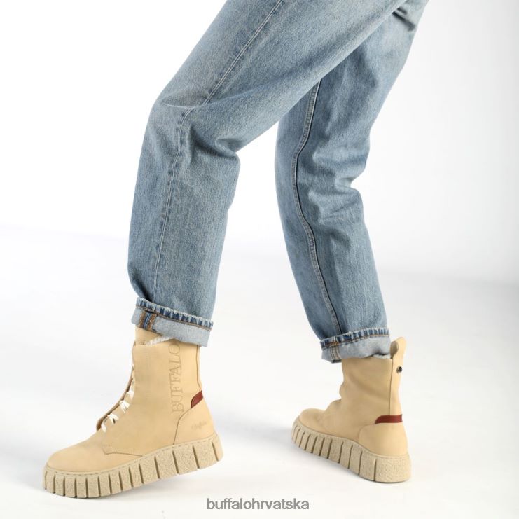 krema Buffalo rampa lace up hi tople gležnjače |čizme TDD6T466